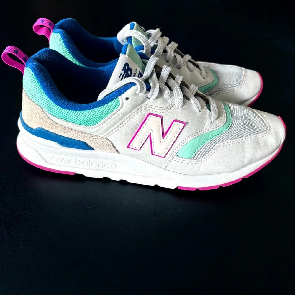 New Balance 997H Women's sneakers multi color white bright women's 8.5 comfort